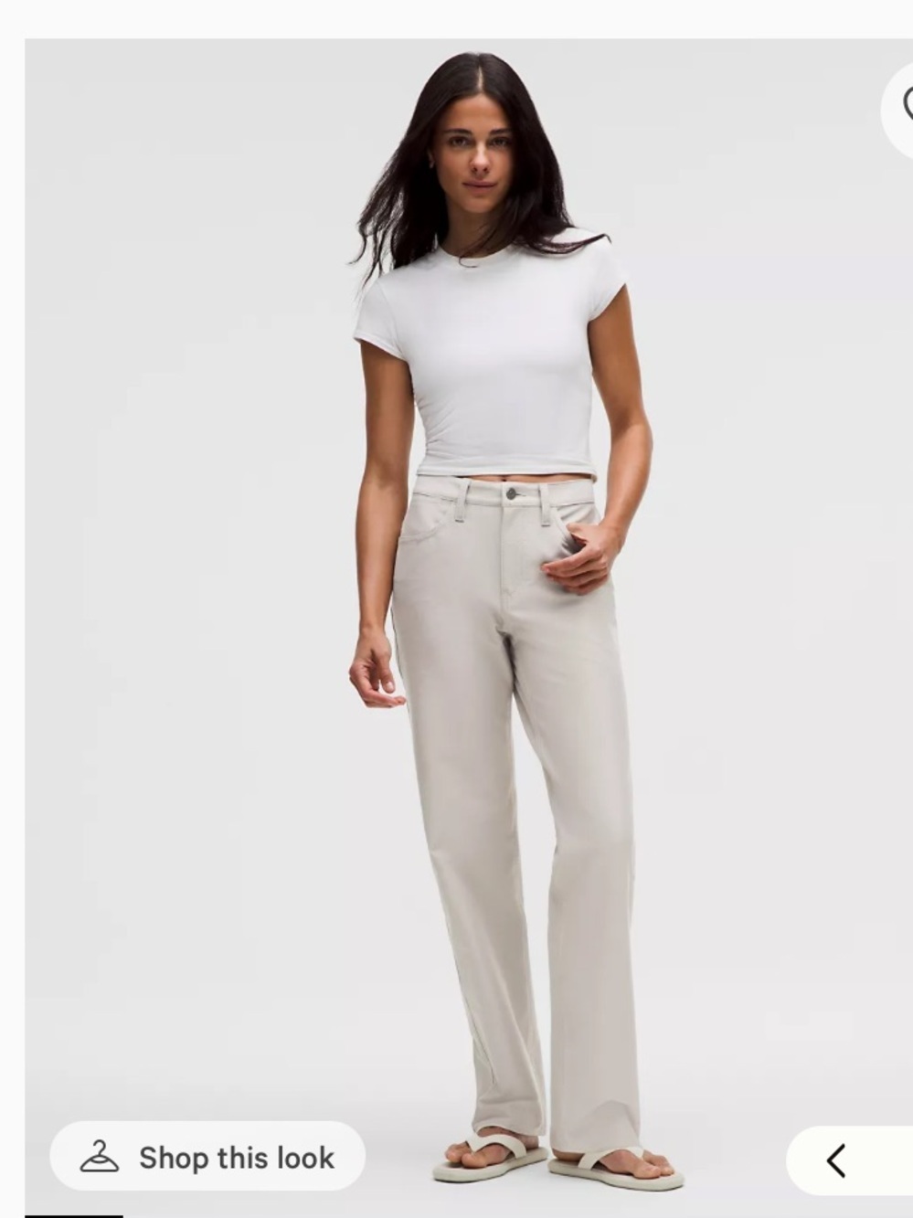 Lululemon EasyFive Low-Rise Classic Straight Leg Denim Pant Size 29